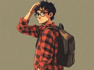 蘑菇视频热血漫画角色形象头像